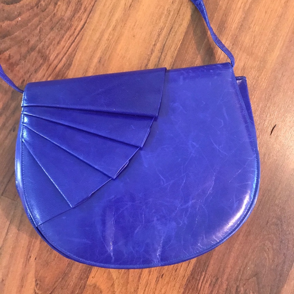 Purple 80s Shoulder Bag